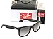 Ray-Ban RB4165 JUSTIN 55mm Black w/ Grey Gradient Polarized Sunglasses