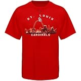 MLB Men's St.Louis Cardinals Big City Dreams Short Sleeve Basic Tee (Athletic Red, X-Large)