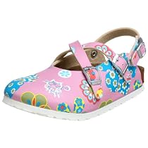 Birki's Toddler/Little Kid Mili Back Strap Clog,Rose Flowers,29 N EU (US Little Kid 11-11.5 N)