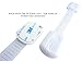 Adjustable Child Safety Locks by Luv4Baby - Latches to Baby Proof Cabinets, Drawers, Fridge, Dishwasher, Toilet Seat - No Tools or Drilling - Reusable With Extra 6 3M Adhesives Included - 6 Pack