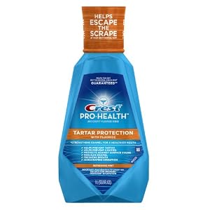 Crest Pro-Health Tartar Protection With Fluoride Anticavity Fluoride Rinse Refreshing Mint Flavor, 33.8 Fluid Ounce
