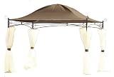 Camelot Two Tone Regency Square Gazebo - Mocha