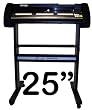 25" Vinyl Cutter with Professional WinPCSign Software