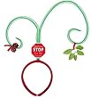 Mistletoe Headband Adult Accessory Party Accessory