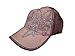 Womens Olive & Pique Two Tone Baseball Cap Extra Fancy Rhinestone Fleur de Lis