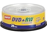 Staples 25/PK 4.7GB DVD+RW Spindle 4X