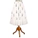 Woodblock Paisley Crinkle Skirt (Petite, Tall & Misses Sizes XS-3X)
