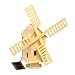 Solar-Holzwindmühle