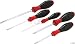 Wiha 30295 Screwdriver Set, Slotted and Phillips, 5 Piece