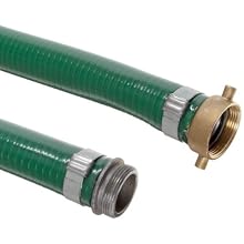 Unisource 1510 PVC Suction/Discharge Hose Assembly, MPT x NPSM Female Swivel Connection