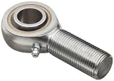 RBC Heim Bearings HMX6G 0.3750″ Bore, .3750-24 Threads Extra Capacity Male Rod End Bearing, 4 Piece Metal-To-Metal With Grease Fitting