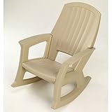UPC 617940000443 product image for Semco Plastic Co Inc Semco Plastic Rocking Chair, Sand, Plastic, 29.375L x 27W x | upcitemdb.com