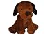 Hund mit Sound / Stimme Plüsch 21 cm Plüschtier Plüschhund braun dunkelbraun