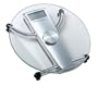 Salter 905 Extra Precision Round Electronic Glass Bathroom Scale, Chrome