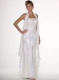 Wedding Dress. Womens Long Evening Gown. Formal Bridal Dress. Ivory Beaded Dress by Sean Collection S 41VT4zaagGL. SL160 Wedding Dress. Womens Long Evening Gown. Formal Bridal Dress. Ivory Beaded Dress by Sean Collection S