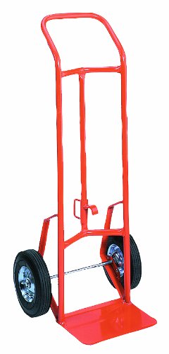 Wesco 210349 156DH Drum and Hand Truck, Moldon Rubber Wheels, 800 lbs Load Capacity, 48