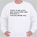 Study to be quiet, and to do your own business. [1 Thessalonians 4:11]. Sweatshirt