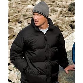 Port Authority Signature - Mens Big and Tall Down Jacket - Black - XXXX-Large Big by Port Authority