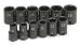 SK Hand Tools 4062 12-Piece 3/8-Inch Drive 6 Point High Visibility Standard Metric Impact Socket Set
