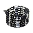 Magnetic Wrap Necklace/Bracelet - Black 32 Inches in Length