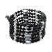 Jewelry : Magnetic Wrap Necklace/Bracelet - Black 36 Inches in Length