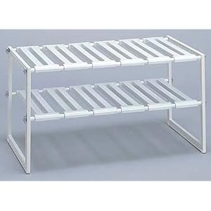 【クリックでお店のこの商品のページへ】シンク下フリーラック・ワイド伸縮タイプ KW2-EX