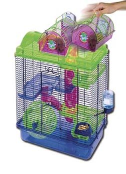 Penn Plax Here There 5 Level Hamster Cage SAM452