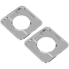 Ekco Chrome Square Gas Pan, Set of 2