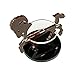 Litko Game Accessories Ram Character Mount with 40mm Circle Base, Brown