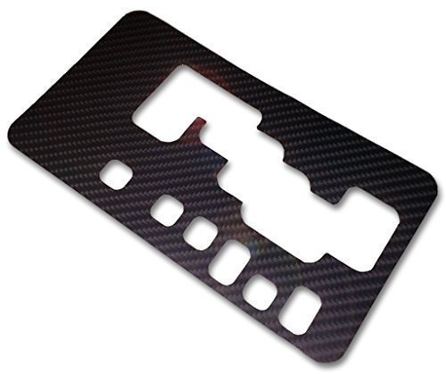 Shifter Cover - Fits Nissan Titan (2005-2007), Armada (2005-2007), Infiniti QX56 (2005-2007) - Carbon Fiber Vinyl Wrap