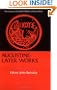 Augustine: Later Works (Library of Christian classics)