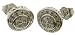 9ct White Gold Ladies Diamond Earrings