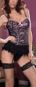Seven Til Midnight Women's Victorian Lace Bustier