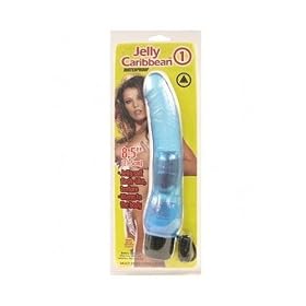 Golden Triangle 8.5" Jelly Vibrator, Caribbean #1