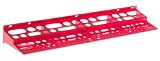 Akro-Mils 8024 Plastic Wall Mounted Tool Holder Rack, Red