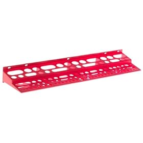  Akro-Mils 8024 Plastic Wall Mounted Tool Holder Rack, Red