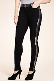 Twiggy for MS Woman Python Trim Jeggings