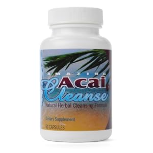 NEW! Amazing Acai Cleanse: Acai Berry Natural Herbal Cleansing Formula, Acai Pure Weightloss