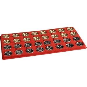 Michelangelo Giant Metal Backgammon Checkers From Italy by 