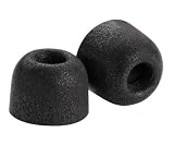 Comply Premium Replacement Foam Earphone Earbud Tips - Isolation T-500 (Black, 3 Pairs, Large)
