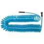 Plastair SpringHose PUW675B93OT-AMZ 75-Feet 3/8-Inch Polyurethane Coil Garden Hose - Blue Translucent