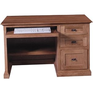 48\” Mission Wood Computer Desk by Forest Designs