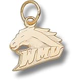 Western Michigan University WMU Bronco Head 3/8 Pendant (14kt)