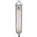 God's Rules Bell Pull Wall Hanging- 41x9"
