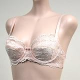 Orlfa NEW $53 Blush Pink Lace Lined Underwire Bra #1051 36A