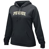 Nike Purdue Boilermakers Ladies Black Arch Lettering Fleece Hoody Sweatshirt