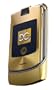 Motorola RAZR V3i Dolce & Gabbana Unlocked Phone with MP3/Video Player, and MicroSD--International Version with No Warranty (Gold)