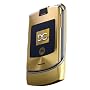 Motorola RAZR V3i Dolce & Gabbana Unlocked Phone with MP3/Video Player, and MicroSD--International Version with No Warranty (Gold)