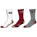 49ers For Bare Feet Men's NFL Assorted Men's Socks - Siz