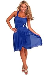 A-line Empire   Waistline Sleeveless Satin/Knit Sheer  Cocktail Evening Dress/Bridesmaid Dress/Prom Dress/Party Dress  With Rhinestones